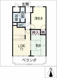 CREST1【1階】の間取り