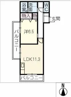 アーバンソフィア【2階】の間取り