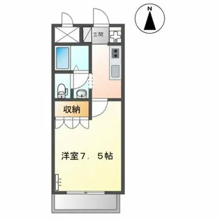グリーン・ビレッジⅡ【1階】の間取り
