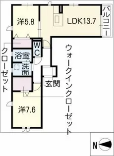 Bioleta【1階】の間取り