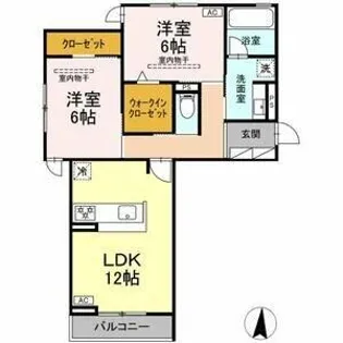 リバーステイツ【2階】の間取り