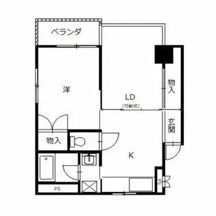 タウンローカス【4階】の間取り