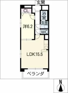 ミズノ第三マンション【3階】の間取り