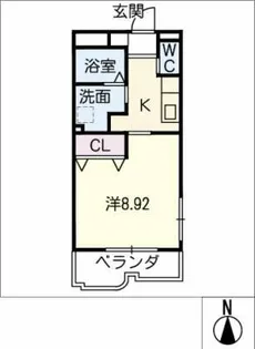 マンハイムM【2階】の間取り