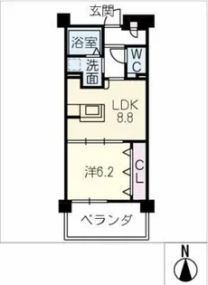 ココドール鳴子【3階】の間取り