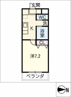 A・City鳴海【2階】の間取り