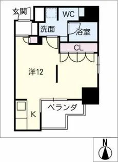 DOMUS&PLEASURE【9階】の間取り