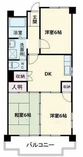 酒井マンションB【4階】の間取り