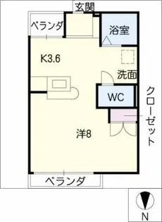 マイ・サイト新瑞【2階】の間取り