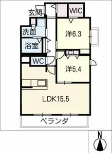 I・S・O桜本町【3階】の間取り