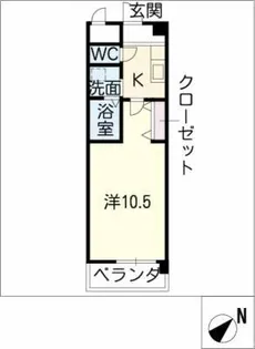 Crea Shigehara【1階】の間取り