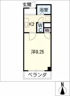 エクセル浅間【6階】の間取り