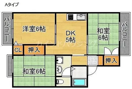 ガーデンパレス宮下【1階】の間取り