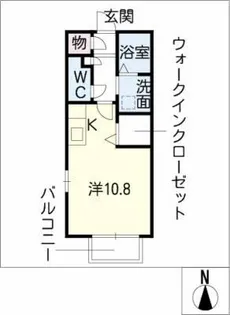 ソエルK【1階】の間取り