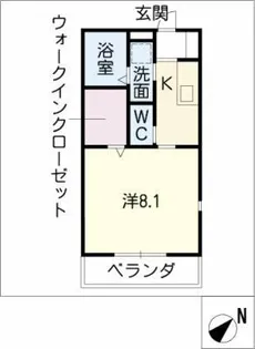 ラフィネ大曽根【3階】の間取り
