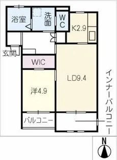 メゾンココネコ【1階】の間取り