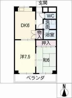 アンシャンテ【3階】の間取り