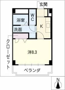ドミールS【1階】の間取り