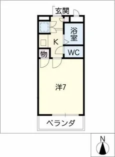 ポジティヴ【3階】の間取り