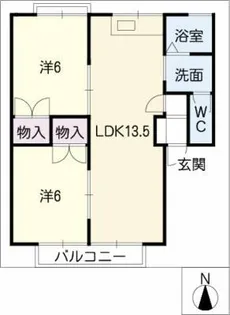メゾン・ドール C棟【1階】の間取り