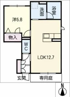 Serdina【1階】の間取り