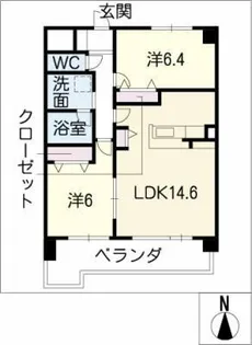 RESIDENCE BIENE【3階】の間取り
