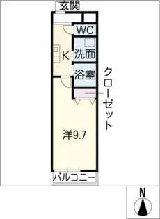 ラコンテ・モレア【1階】の間取り
