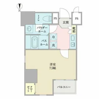 アルテミス平和【0202号室】の間取り