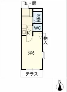 アーバニア南ケ丘【1階】の間取り