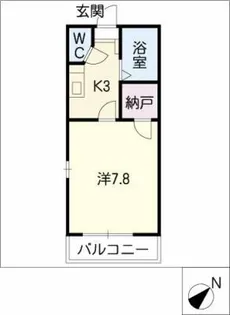ランドマーク東新町【1階】の間取り
