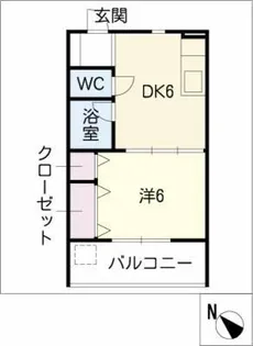 アクセスコートⅦ【2階】の間取り