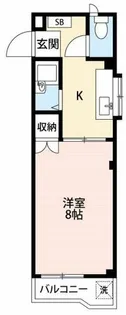 ビューコートKF【3階】の間取り