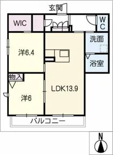 Vue Bien【2階】の間取り