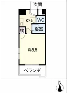 パラシオンFJ【6階】の間取り