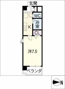美佳ハイツ【3階】の間取り