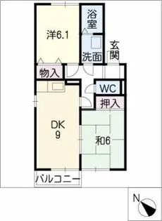 ブリーズ・スクエア【1階】の間取り