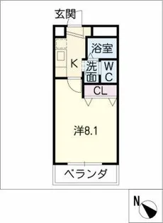 サンモール原【3階】の間取り