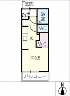 ドエール柴田【1階】の間取り