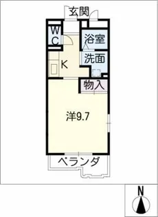 ヘヴンS【4階】の間取り