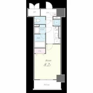 1Kの間取り画像