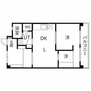 大曽根住宅3棟【809号室】の間取り