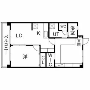 大曽根住宅4棟【608号室】の間取り