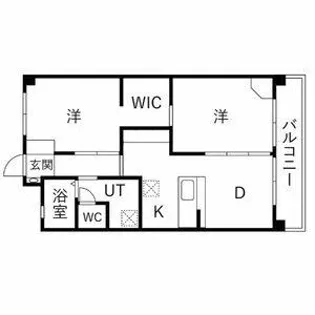 大曽根住宅3棟【704号室】の間取り