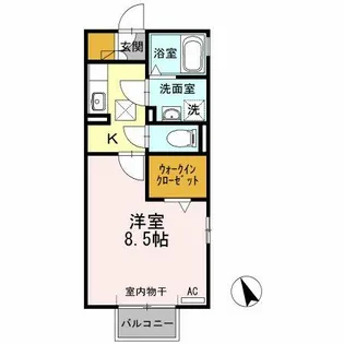 VIEW COURTⅤ【1階】の間取り