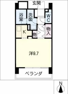 アブレスト原【5階】の間取り