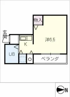 サンライズ原【1階】の間取り