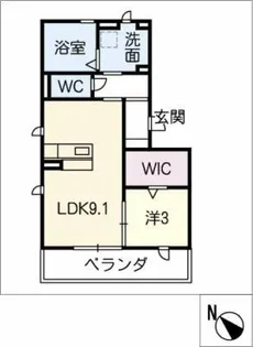 リーリエ【3階】の間取り