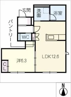 仮)C´s天白八事【1階】の間取り
