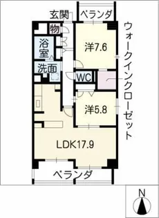 Duke Takayama【3階】の間取り