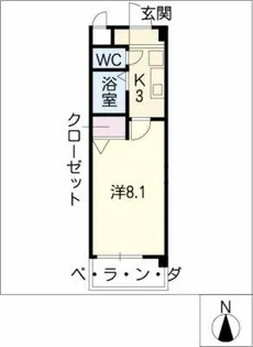 クレストコート【3階】の間取り